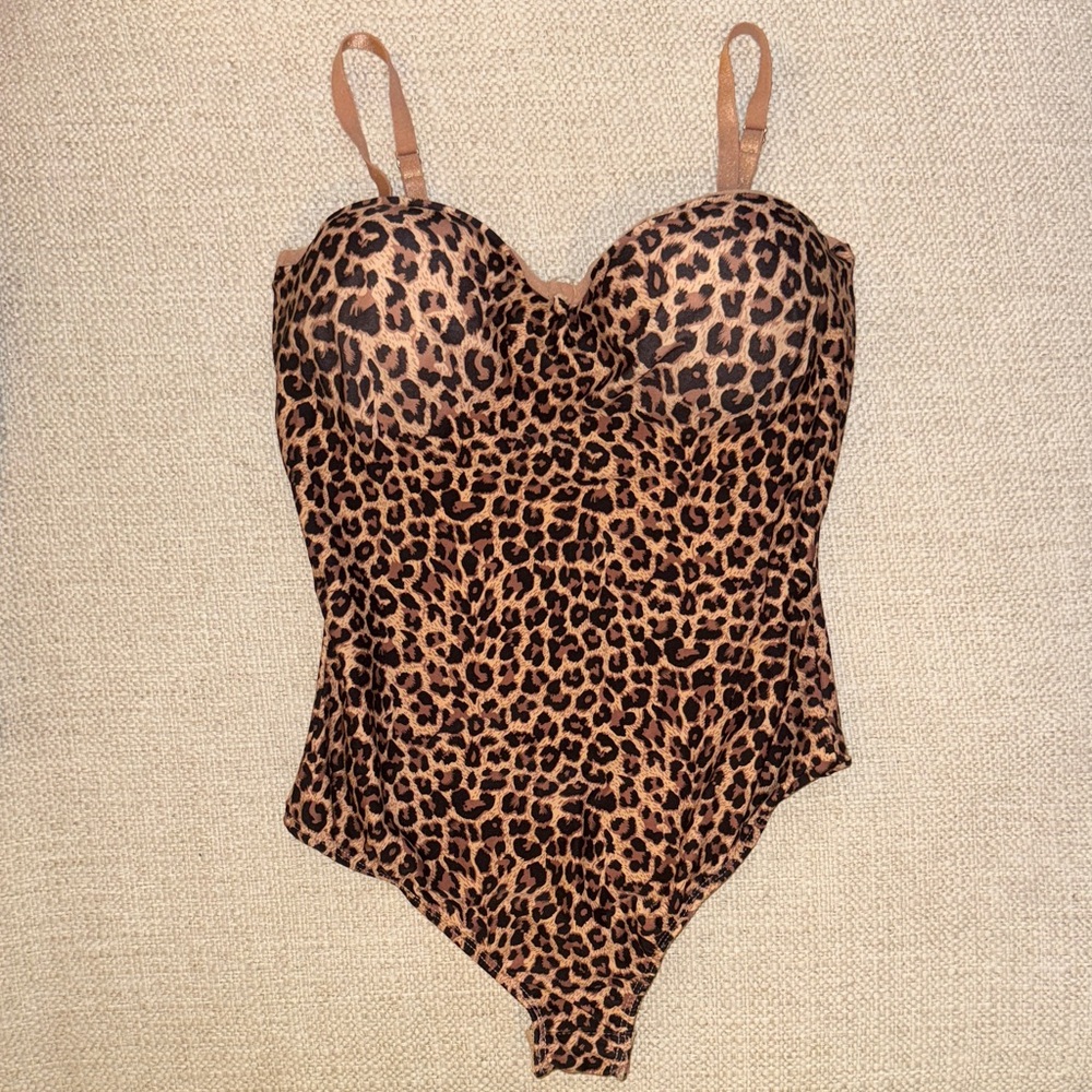 JLUXLABEL Leopard Print Bodysuit